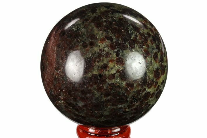 Polished Garnetite (Garnet) Sphere - Madagascar #132116